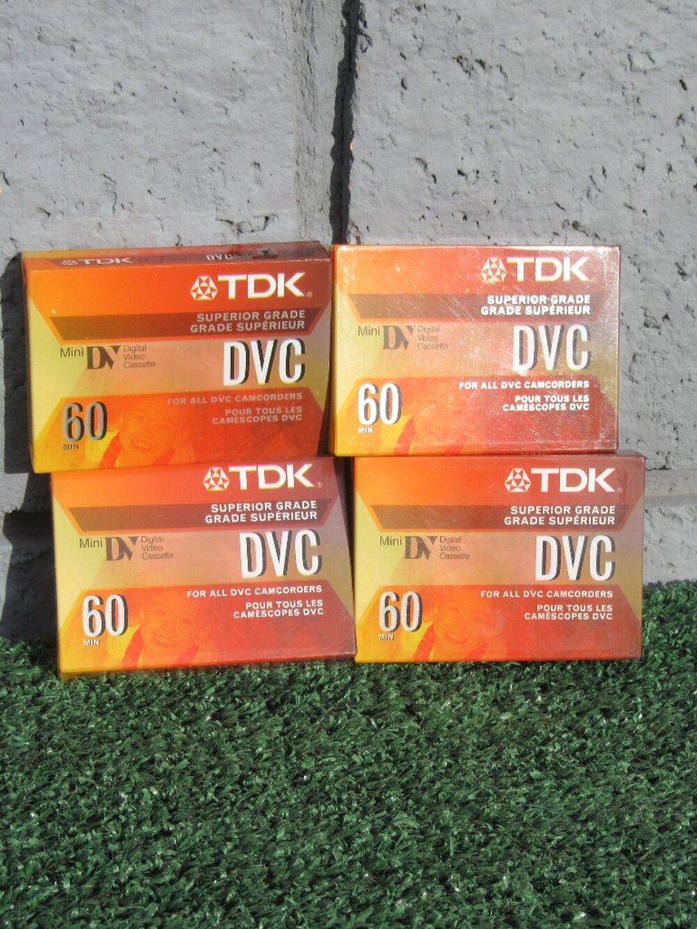 4 Brand New TDK DVC Mini Digital Video Cassette 60 Minutes DVC60ME